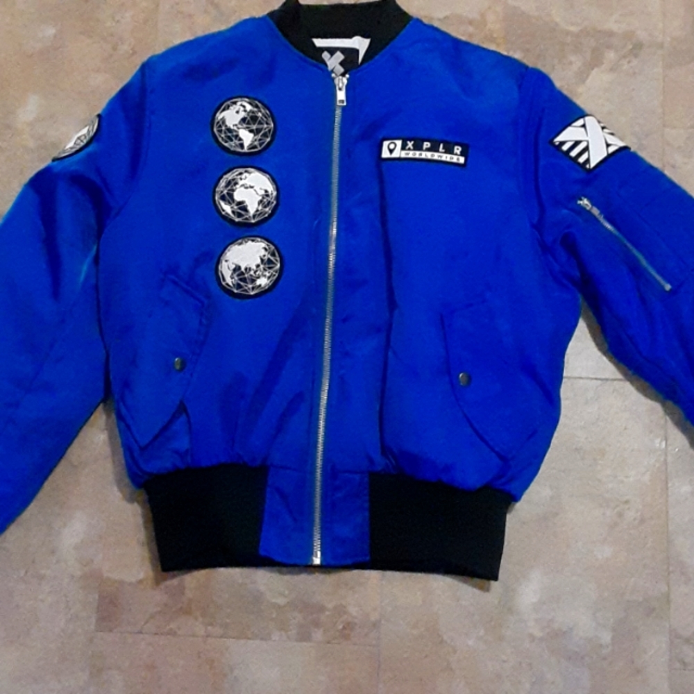 Sam & Colby XPLR puffer jacket blue